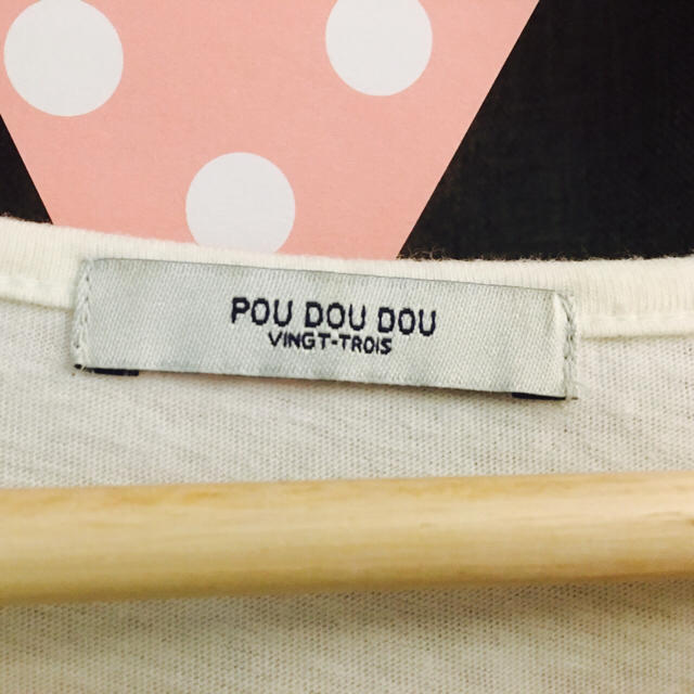 POU DOU DOU(プードゥドゥ)の＊POU DOU DOU 刺繍Tシャツ＊ レディースのトップス(Tシャツ(半袖/袖なし))の商品写真