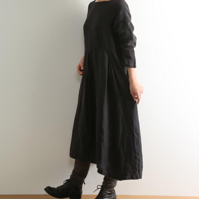 nest Robe - ネストローブ リネンタックワンピースの通販 by