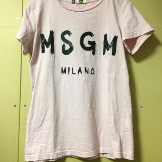 エムエスジイエム(MSGM)のMSGM ロゴＴシャツ 正規品(Tシャツ(半袖/袖なし))