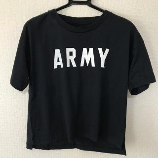 リタジーンズトウキョウ(RITA JEANS TOKYO)のRITAJEANSTOKYO ARMYロゴTシャツ(Tシャツ(半袖/袖なし))