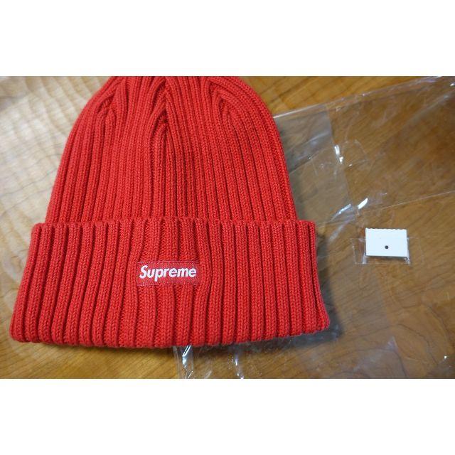 supreme overdyed ribbed 赤ビーニーセット