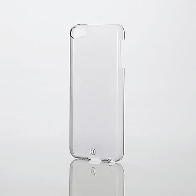 ELECOM(エレコム)の5th iPod touch用シェルカバー クリアブラック スマホ/家電/カメラのオーディオ機器(ポータブルプレーヤー)の商品写真