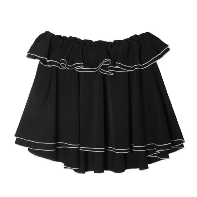 eimy istoire(エイミーイストワール)のエイミー♡bicolor frill bare tops   レディースのトップス(ベアトップ/チューブトップ)の商品写真