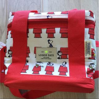 スヌーピー(SNOOPY)の【新品】ロゴス保冷バッグ(調理器具)