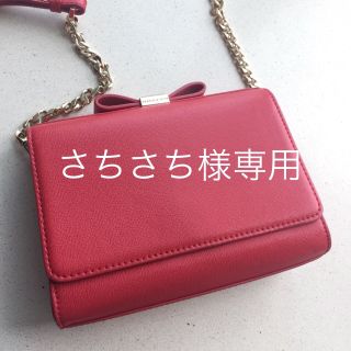 チャールズアンドキース(Charles and Keith)のcharles&kieth レッド ポシェット(ショルダーバッグ)