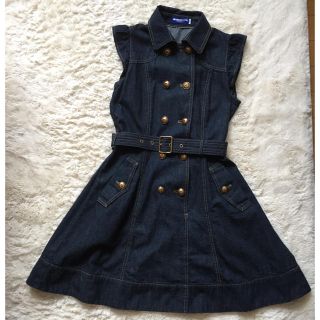 バーバリー(BURBERRY)のBURBERRY BLUE LABEL♡デニムワンピース(ひざ丈ワンピース)