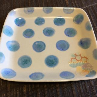 入手困難 値引可 新品 中村かりん 皿 益子焼 出産祝い リンネル搭載(食器)