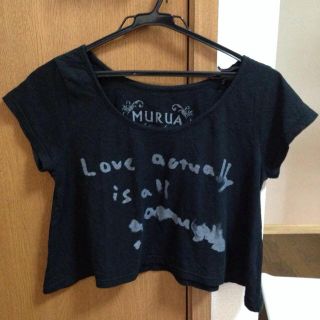 ムルーア(MURUA)のMURUAショート丈トップス(Tシャツ(半袖/袖なし))