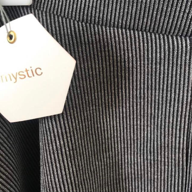 mystic(ミスティック)のmystic  細リブフレアスカート レディースのスカート(ひざ丈スカート)の商品写真