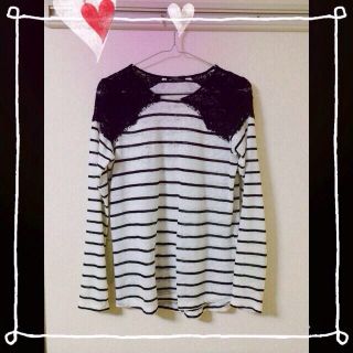 ザラ(ZARA)のZARA ボーダートップス♡(Tシャツ(長袖/七分))