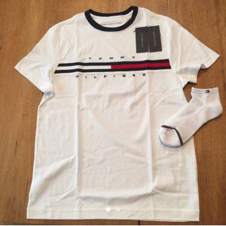 トミーヒルフィガー(TOMMY HILFIGER)の新品☆トミーヒルフィガーTシャツ＆ソックスセット(Tシャツ/カットソー(半袖/袖なし))