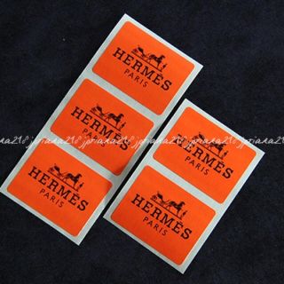 エルメス(Hermes)のエルメス ラッピング用シール 5枚 オレンジ 非売品 ステッカー(ラッピング/包装)