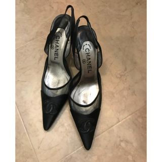 CHANEL - シャネル バックベルトパンプス 37の通販 by ☆まる子のshop