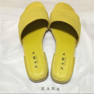 ザラ(ZARA)のZARA シングルカラー フラットサンダル(サンダル)