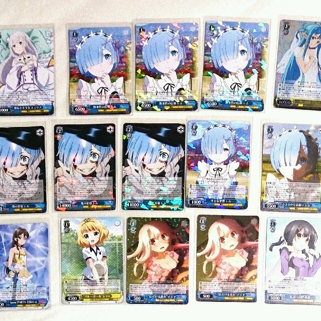 ヴァイスシュヴァルツ - ヴァイス レム エミリア アスナ イリヤ 艦これ 等 色々 纏め