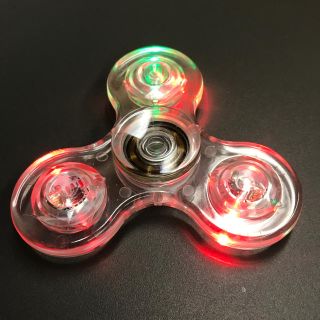 スケルトン★ハンドスピナー★LED★送料無料(その他)