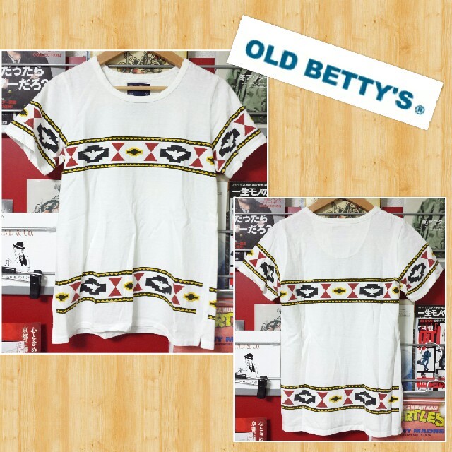 OLD BETTY'S(オールドベティーズ)のOLD BETTY'S オールドベティーズ Tシャツ 美品 日本製 レディースのトップス(Tシャツ(半袖/袖なし))の商品写真