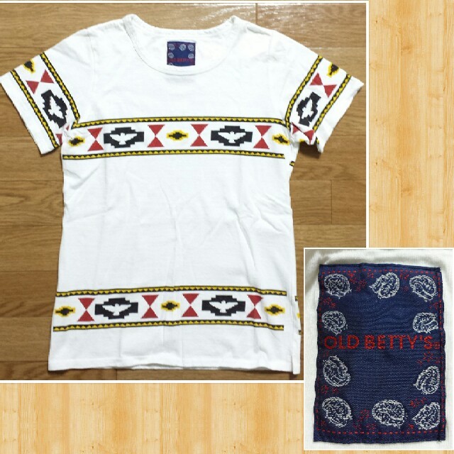 OLD BETTY'S(オールドベティーズ)のOLD BETTY'S オールドベティーズ Tシャツ 美品 日本製 レディースのトップス(Tシャツ(半袖/袖なし))の商品写真