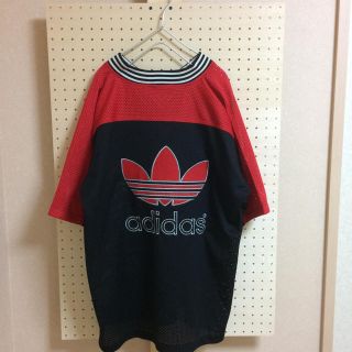 アディダス(adidas)の90s adidas ゲームシャツ トレフォイル ビッグシルエット(Tシャツ/カットソー(半袖/袖なし))