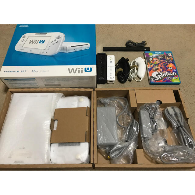 任天堂 - Wii U 本体 32GB プレミアムセット ホワイト スプラトゥーン