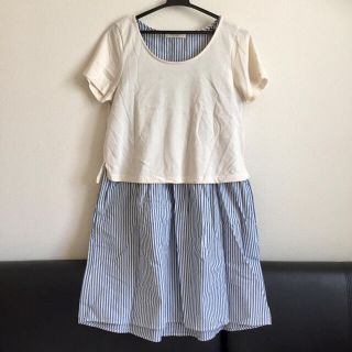 ショコラフィネローブ(chocol raffine robe)の＊さちこ様専用＊★タグなし新品★chocol raffine robeワンピース(ひざ丈ワンピース)