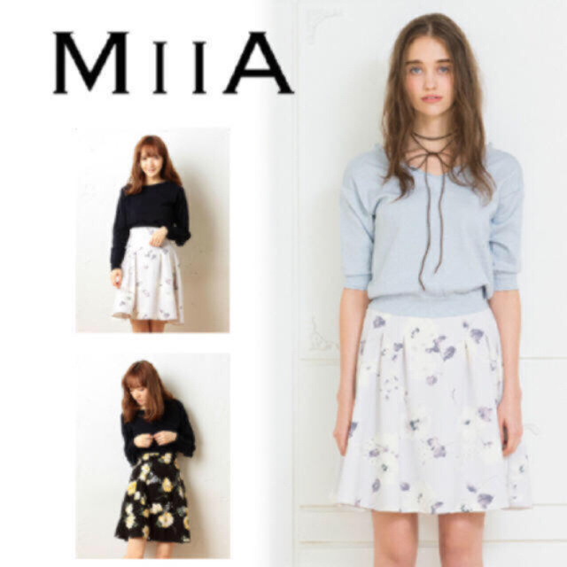 MIIA(ミーア)のMIIA  花柄スカート  しお様専用 レディースのスカート(ひざ丈スカート)の商品写真