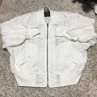 ダブルクローゼット(w closet)のwcloset 新品未使用 レース ma1(ブルゾン)