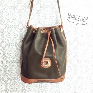 ランセル(LANCEL)の【LANCEL】カーキ×キャメルバッグ♡フランス製(ショルダーバッグ)