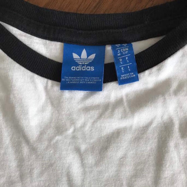 adidas(アディダス)のAdidas 長袖ライン入りsサイズ レディースのトップス(Tシャツ(長袖/七分))の商品写真