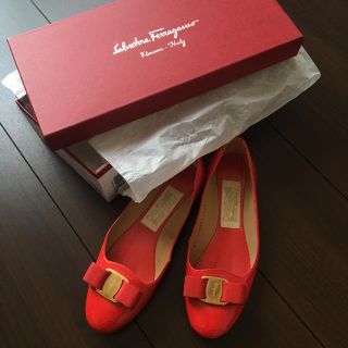 サルヴァトーレフェラガモ(Salvatore Ferragamo)の◆フェラガモ◆フラットシューズ(バレエシューズ)