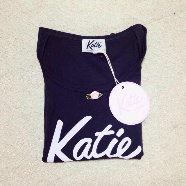 Katie(ケイティー)の新品♡ロゴ レディースのトップス(Tシャツ(長袖/七分))の商品写真