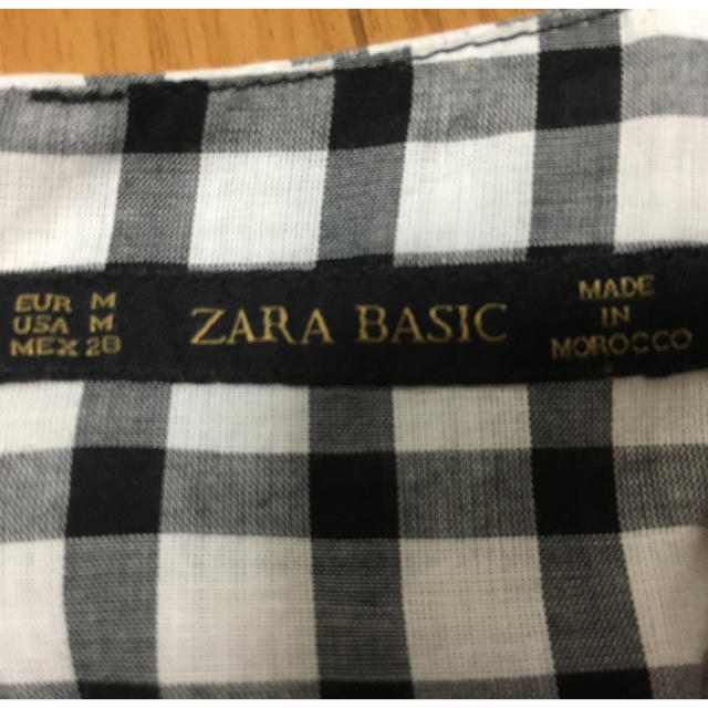 ZARA(ザラ)のZARA ギンガムチェックワンピース レディースのワンピース(ひざ丈ワンピース)の商品写真