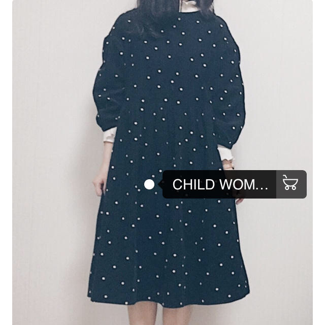 CHILD WOMAN(チャイルドウーマン)のチャイルドウーマン ワンピース レディースのワンピース(ひざ丈ワンピース)の商品写真