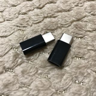 micro USB Type C 変換アダプター 2個(その他)