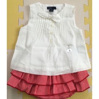 ベビーギャップ(babyGAP)の新品☆baby gap ノースリーブシャツ/ファミリア組曲プティマインzara(シャツ/カットソー)