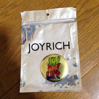 ジョイリッチ(JOYRICH)のjoy rich の缶バッチ♡(その他)