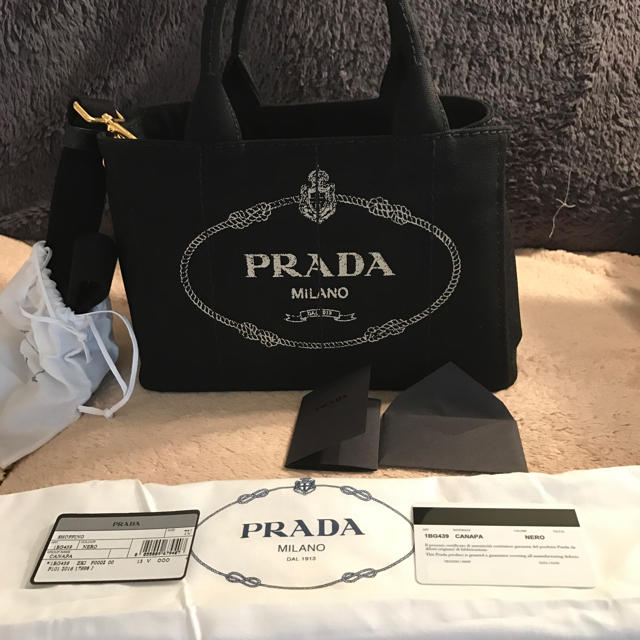 人気の PRADA - 新品未使用!!プラダカナパトートSサイズ ショルダー