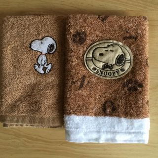 スヌーピー(SNOOPY)のスヌーピーハンドタオル【2枚】(タオル)