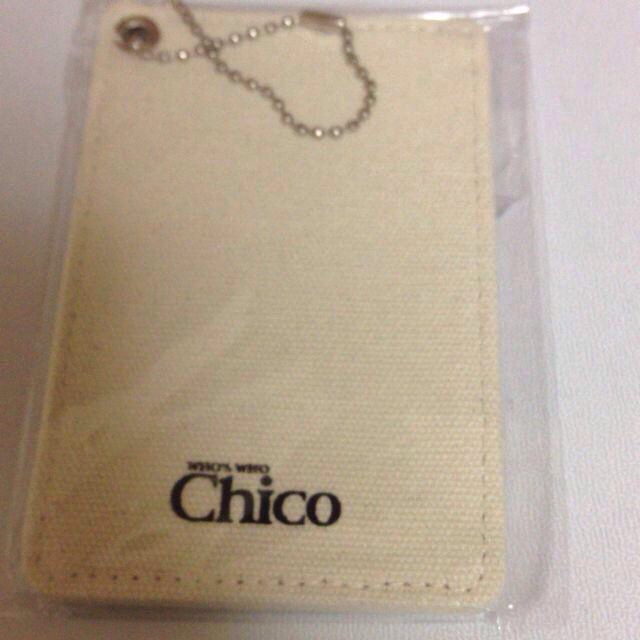 who's who Chico(フーズフーチコ)のchicoノベルティ パスケース レディースのファッション小物(名刺入れ/定期入れ)の商品写真