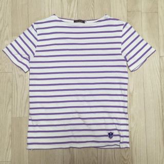 アーバンリサーチ(URBAN RESEARCH)の薄パープルボーダーＴシャツ☆(シャツ)