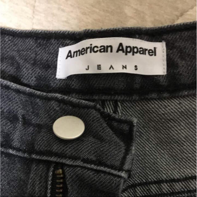 American Apparel(アメリカンアパレル)のにぎりめし様 アメアパ ハイウエスト デニムパンツ レディースのパンツ(デニム/ジーンズ)の商品写真