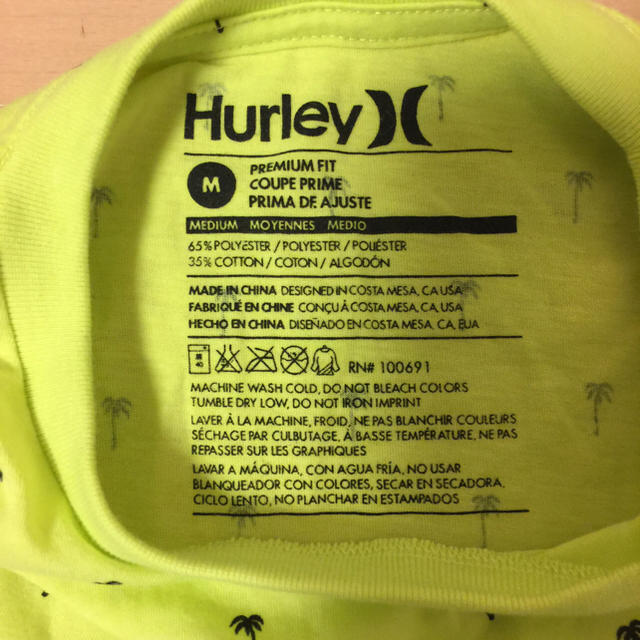 Hurley(ハーレー)のハーレーtシャツ Mサイズ メンズのトップス(Tシャツ/カットソー(半袖/袖なし))の商品写真