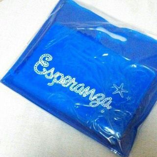 エスペランサ(ESPERANZA)のクリアバッグ付き⭐レジャーシート(クラッチバッグ)