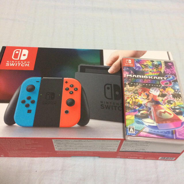 任天堂スイッチ本体＋別Joy-Con＋マリオカート8DX