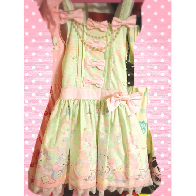 angelic pretty ウィッシュミーメルコラボ　ジャンパースカート