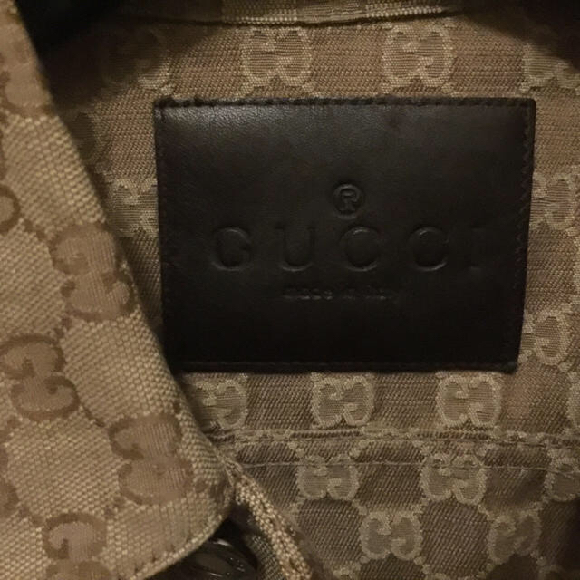 Gucci(グッチ)の最終値下げ！試着のみ新品同様正規品GUCCI Gジャン レア GG柄 メンズのジャケット/アウター(Gジャン/デニムジャケット)の商品写真