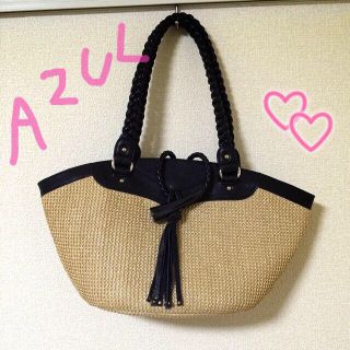 アズールバイマウジー(AZUL by moussy)のAZUL  カゴバッグ  美品☆送料込み(ハンドバッグ)