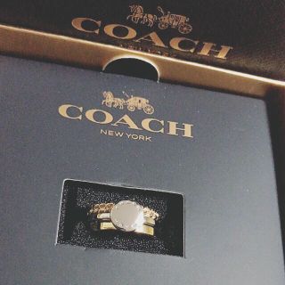 コーチ(COACH)のCOACH 指輪 三連リング(リング(指輪))