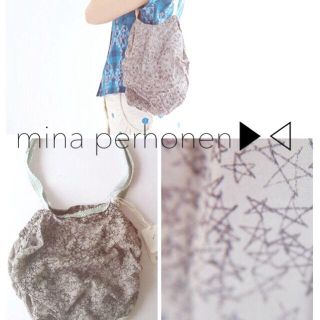 ミナペルホネン(mina perhonen)の美品☆ミナペルホネン◇ガリレオバック(ハンドバッグ)