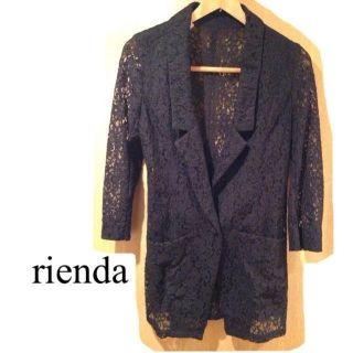 リエンダ(rienda)のrienda/ALLレースJK(テーラードジャケット)